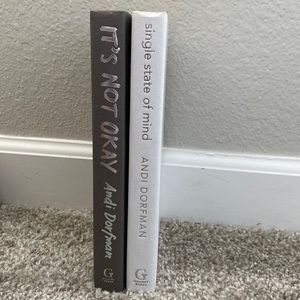 Andi Dorfman - Single state of mind & it’s not okay hardcover books